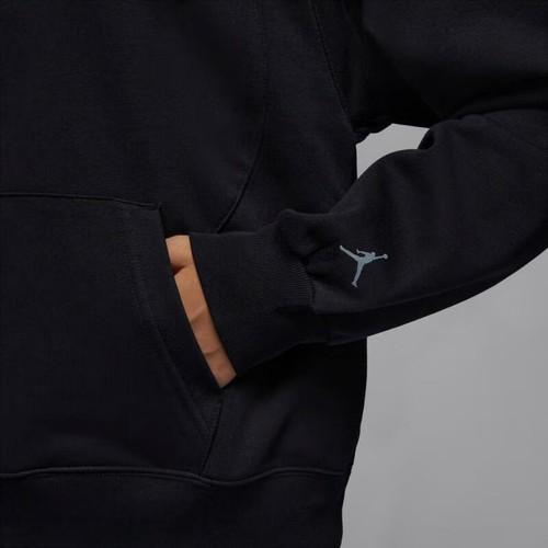 Nike Women's Solid Color Hooded Casual Quick-Dry Sweatshirt Black