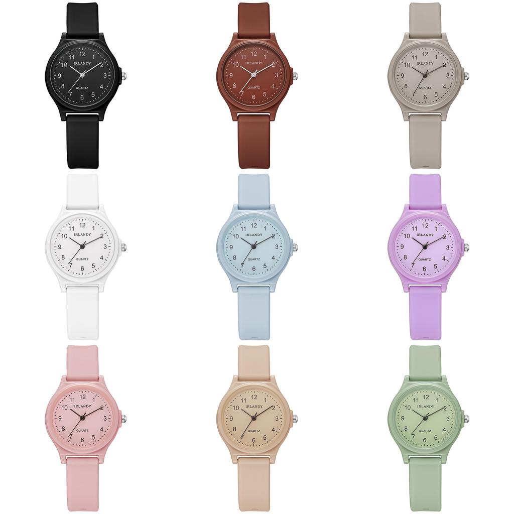 Orologio da Studente Ragazza Orologio al Quarzo con Quadrante Semplice a Lancette per Regalo di Laurea