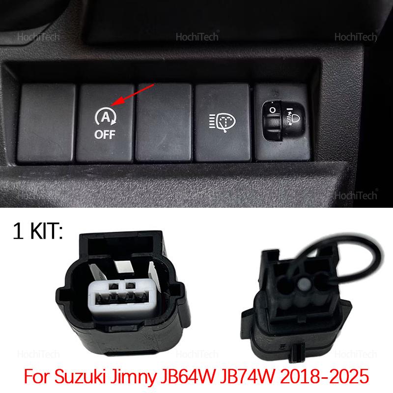 

For Suzuki Jimny JB64W JB74W 2018-2025 2025 Automatic Default Start Stop Switch Car Stop Start Engine System Off Device Cable