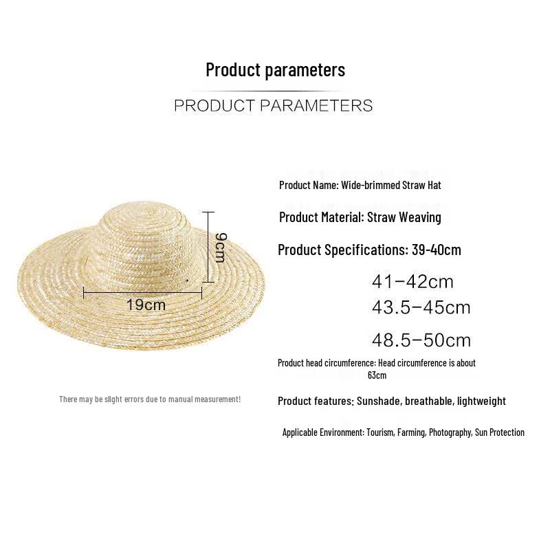 Handmade Straw Sun Hat