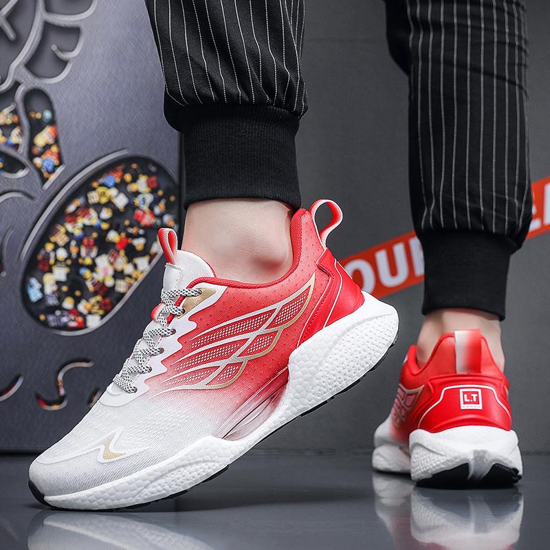 Pánské Boty Tenisky pánské ležérní Pánské Boty tenis Luxusní boty Trenér Závody Prodyšné Boty módní běžecké Boty pro ženy