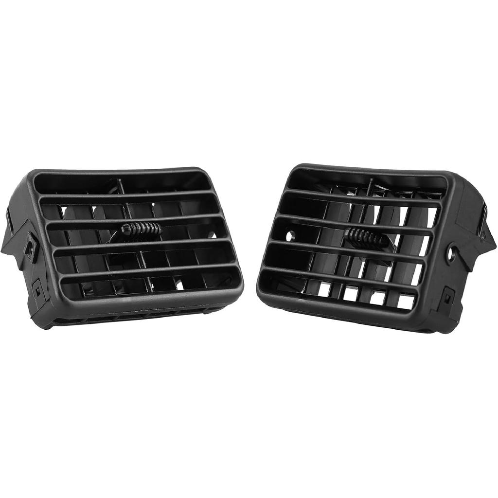 2 Stück A/C Luftheizer Armaturenbrett Blende Lüftungsschlitze(Schwarz) Kompatibel für Toyota 4Runner Tacoma 1996-2002 Klimaanlagen-Lüftungsgitter Ersetzt 55063-35030 Kunststoff
