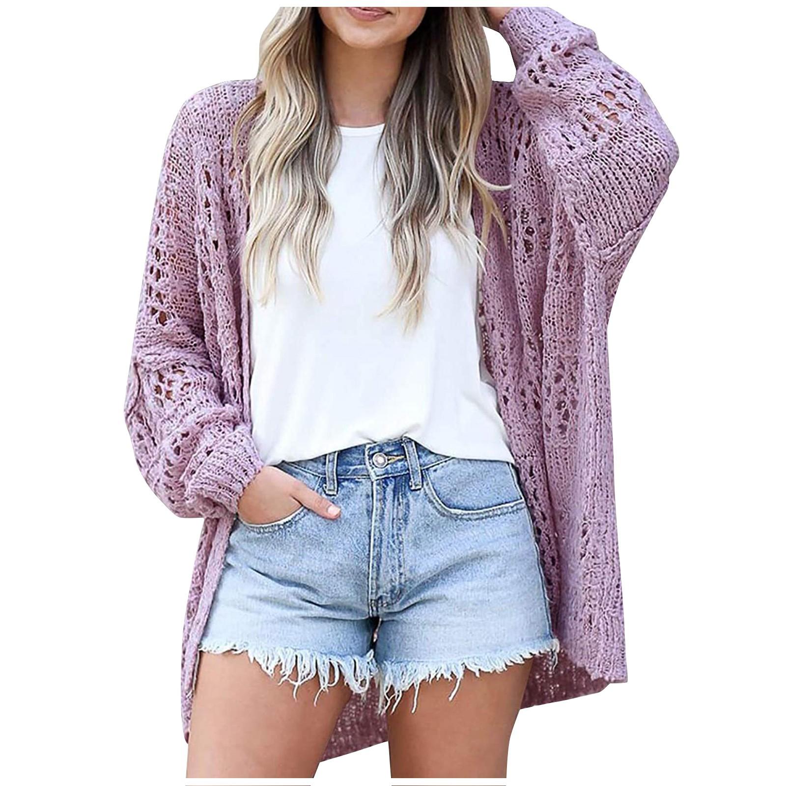 

(SU)Женская повседневная модная куртка-кардиган без пуговиц с длинным рукавом и принтом на Хэллоуин