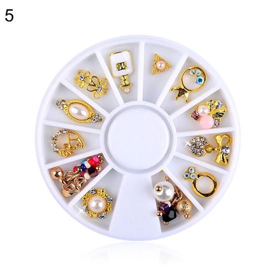 Glass Rhinestones Nail Decoration Manicure Diy Jewelry Accessory
