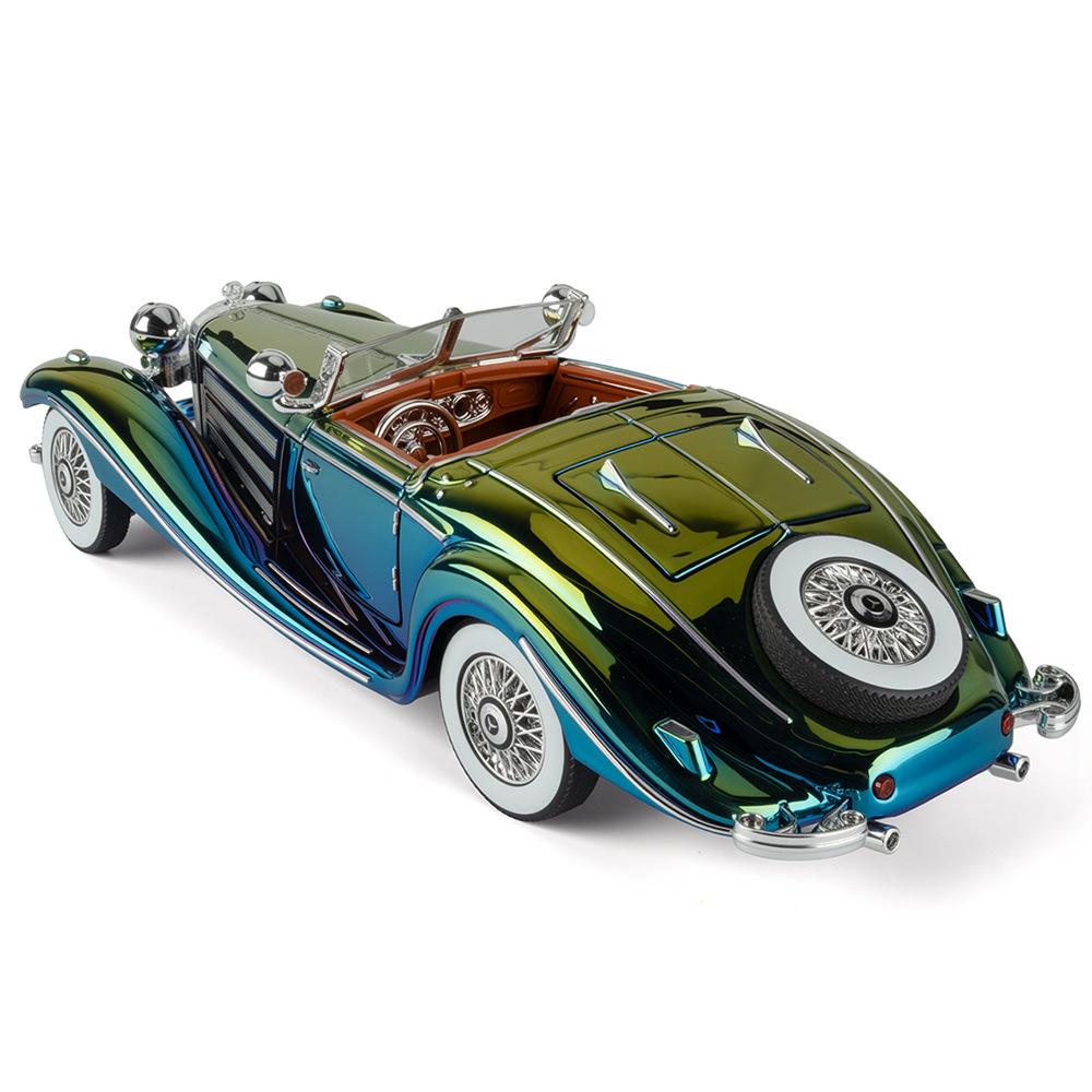 1:24 Alloy Vintage Car Model Classic For 500K Suitable For Youth Collection And Display Toy Gift For Boys