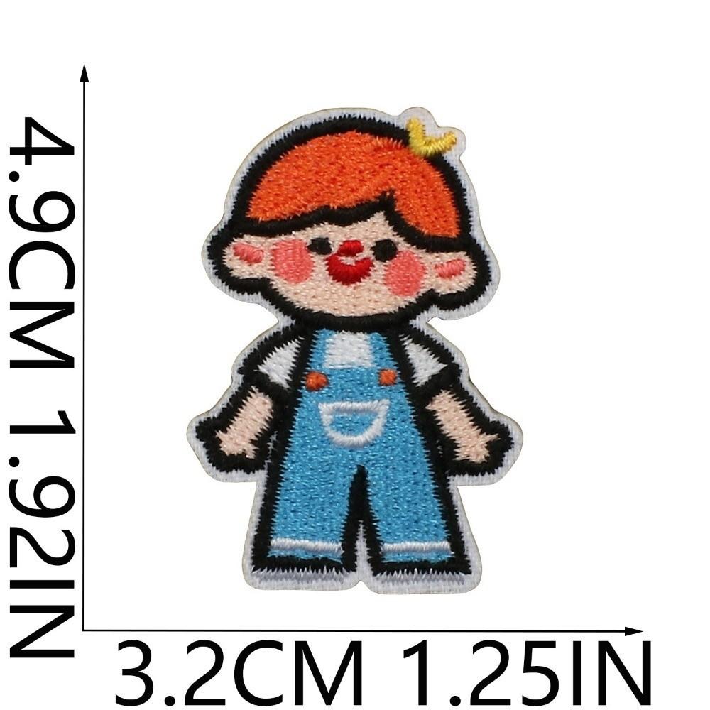 

Clothes Decor Cartoon Embroidered Patches Handmade Iron On Sew Iron On Patches DIY Style Appliques Sticker Boy Girl
