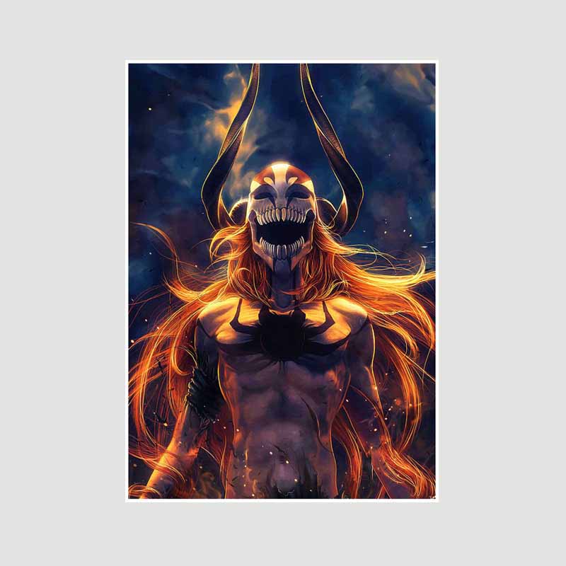 Japanese Anime Bleach Poster Decor Retro White Paper Posters and Prints Wall Art Painting Bedroom Bar Cafe Decoration Mural Fans Collection Gifts