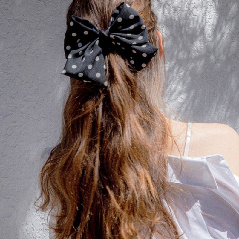 

Jean Paul Clarisse Dot Ribbon Hairpin JP-22-155AB BROWN