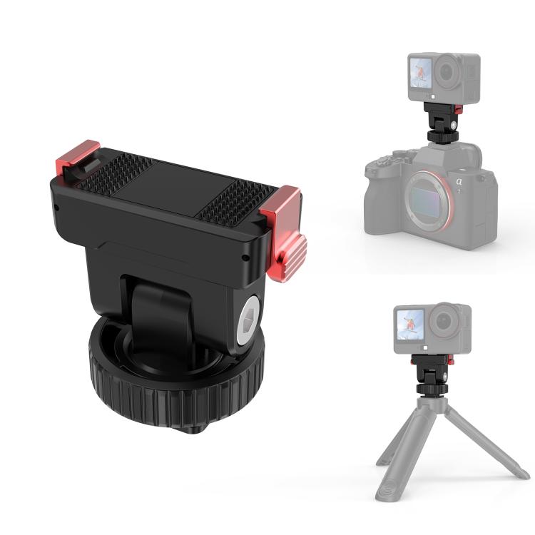 

For DJI Osmo Action 6 / Nano PULUZ Plastic Gimbal Quick-Release Base Mount (Black) чорний