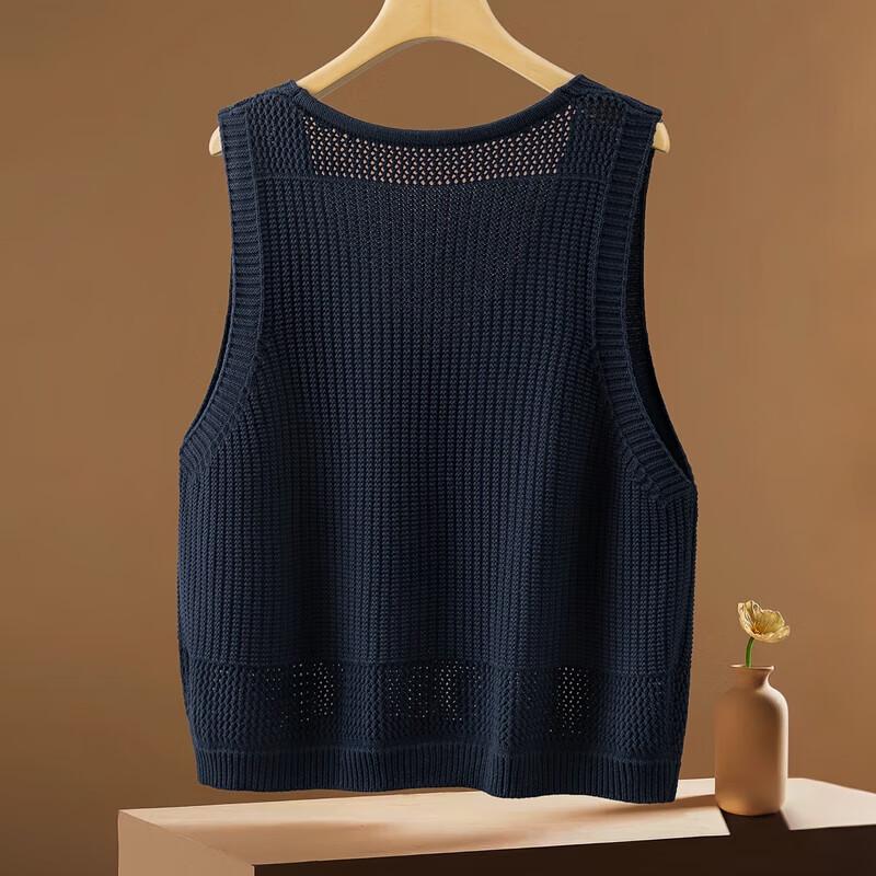 Damen Strickweste mit V-Ausschnitt