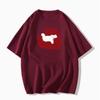 Summer short-sleeved t-shirt new popular kitten print design sense front shoulder American loose short-sleeved top t-shirt