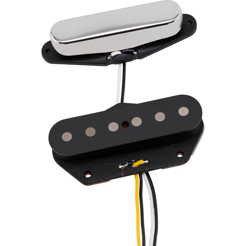 Fender Vintera 50s Vintage Telecaster Pickup Set Black Chrome Bridge Neck