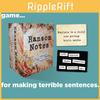 Ransom Notes And The First Card Game With Paper Material For Teens And Adults