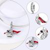 New Copper Plated Red Charms Beads Coffee Cherry Charm Pendant Fit Original Bracelet Diy Women Jewelry Accessories