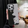 Black Cat Cartoon Cute Soft Phone Case for iPhone 15 16 17 Pro Max 17Air 16E 14 Plus 13 12 Mini Shockproof Cover Back Shell