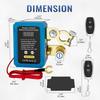 Auto Battery Master Switch with Remote, 240A Kill Switch 12V Remote Battery Disconnect Switch with Led Voltage Display Automatic