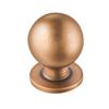 Cabinet Knobs, 12 Pack, 25 Mm Zinc Alloy Drawer Pulls Door Handles, Round Kitchen Dresser Solid Knobs Cupboard Hardware with Screws for Bathroom