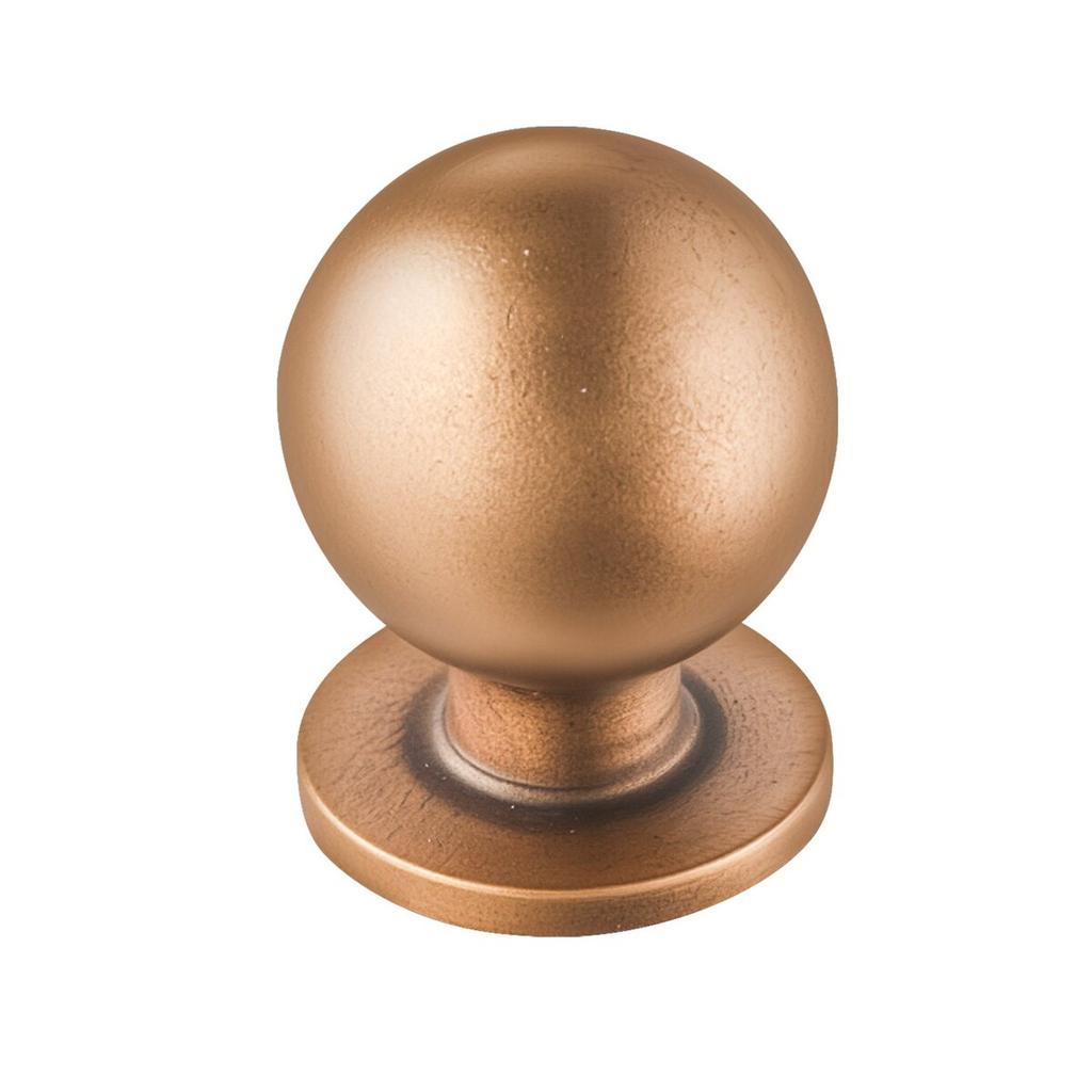 Cabinet Knobs, 12 Pack, 25 Mm Zinc Alloy Drawer Pulls Door Handles, Round Kitchen Dresser Solid Knobs Cupboard Hardware with Screws for Bathroom