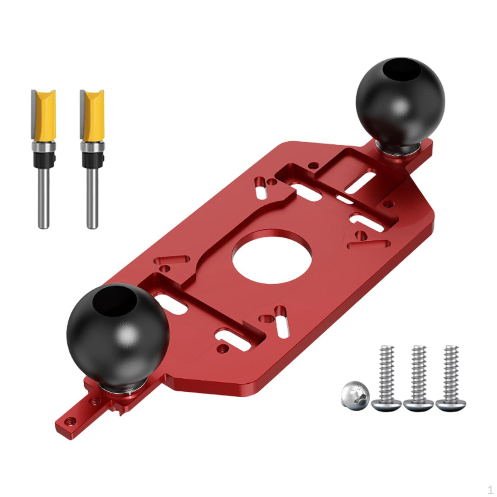 

Фрезерный станок для фрезерования пазов кронштейн для шкафа крепежный шаблон Простой в использовании профессиональный прочный многоцелевой Handle Base Plate