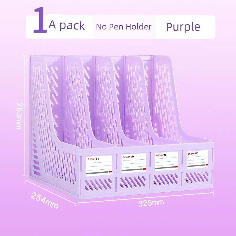 File Rack File Storage Box Storage Rack File Column File Box Office Desk Supplies File Shelf File Tray Desk Folder Surface Book Stand Book Stand File