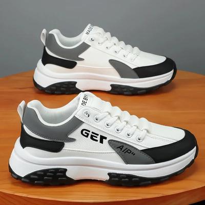Mode Vier Jahreszeiten Herren Freizeitsneaker Weich und Bequem Low Tops Knöchel Herrenschuhe Abriebfest Mode Rutschfest Sportschuhe