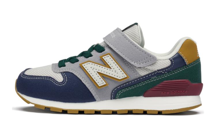 New Balance NB 996 NB 996 Comfortable Cushioning Low top Running Shoes Navy Blue Green Kids  YV996JO3 28