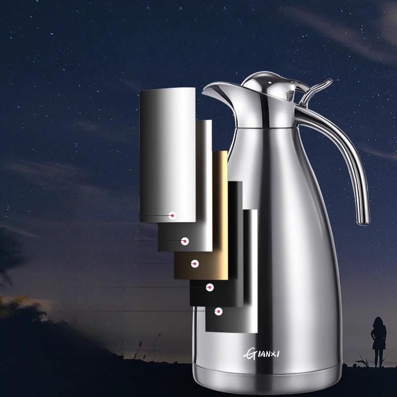 GIANXI Large Capacity Stainless Steel Long-Lasting Thermal Insulation Bottle Household Classic Hot Water Kettle