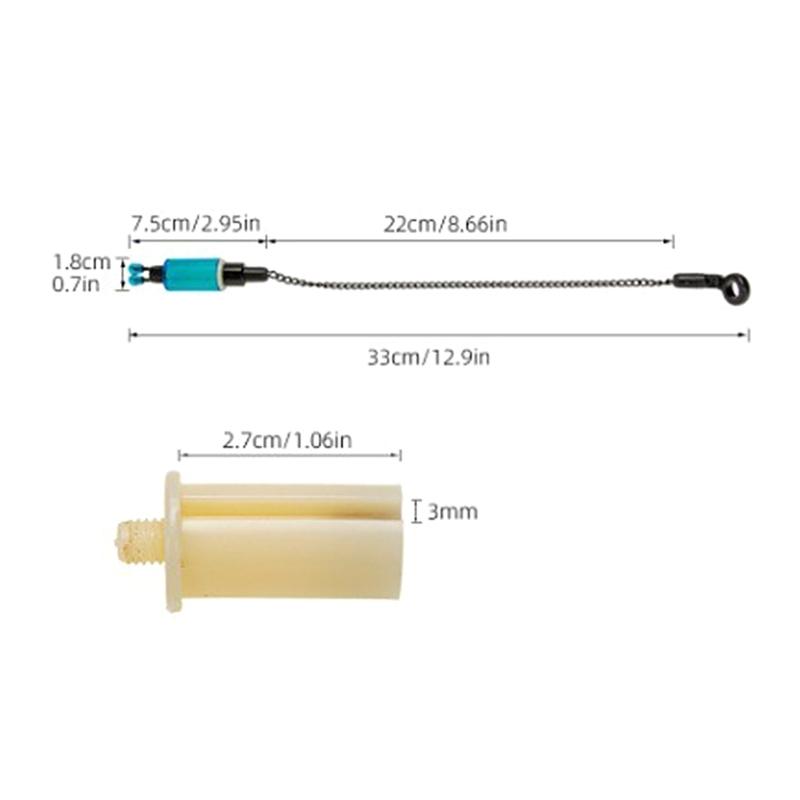 Bright Color Swivels Fishing Weights Light Weight Bites Indicator with Quickly Release Clip for Outdoor Fishing Activity