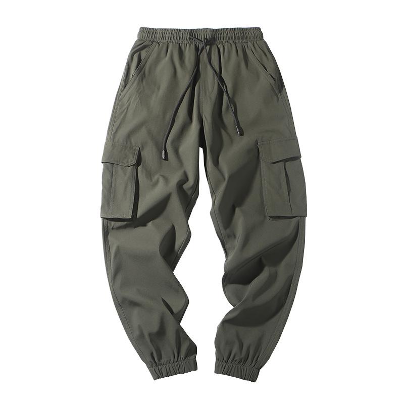 Men's Autumn/Winter Loose Overalls: Trendy, Plus-Size, Velvet-Lined, Thickened Casual Sports Pants