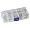 320pcs AWG 22-12 Wire Terminals Non-Insulated Ring Terminal Connectors Fork Terminal  Automobiles