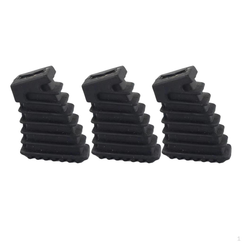 3 Pieces Practical Drum Leg Protectors Replacement Percussion Accessory Feet Hardware for