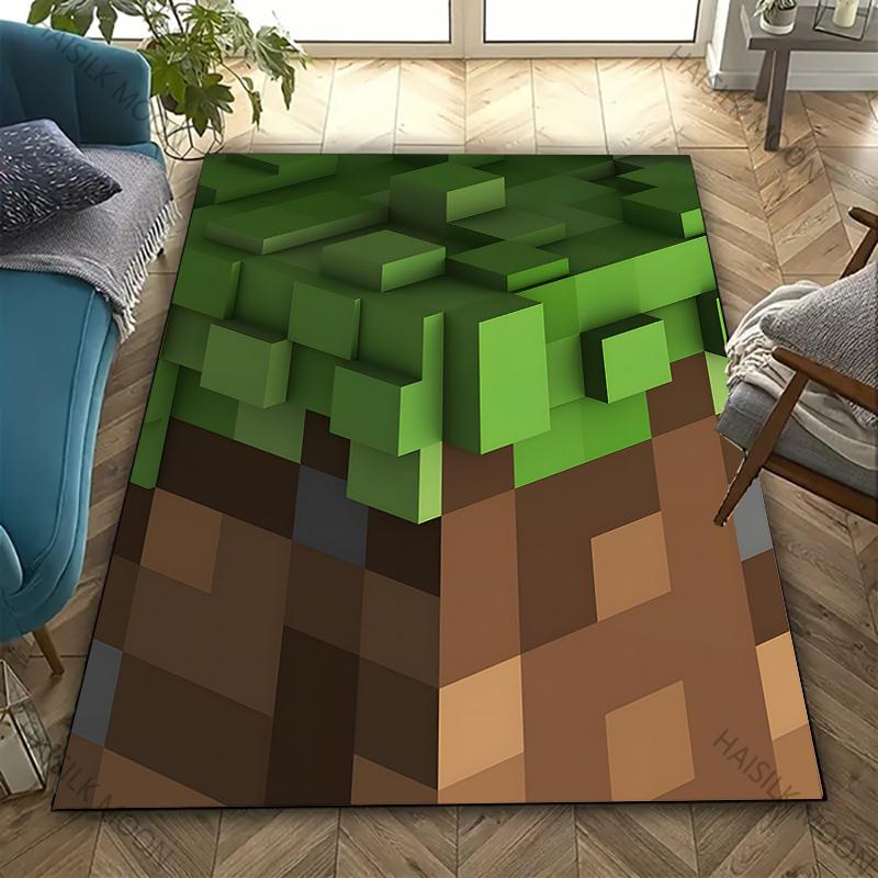 3D Pixelpatroon Thema Tapijten Vloerkleden voor Woonkamers Slaapkamer Entree Decoratie Matten, Speelmatten voor Kinderen Antislip Matten Levering Volgende Dag