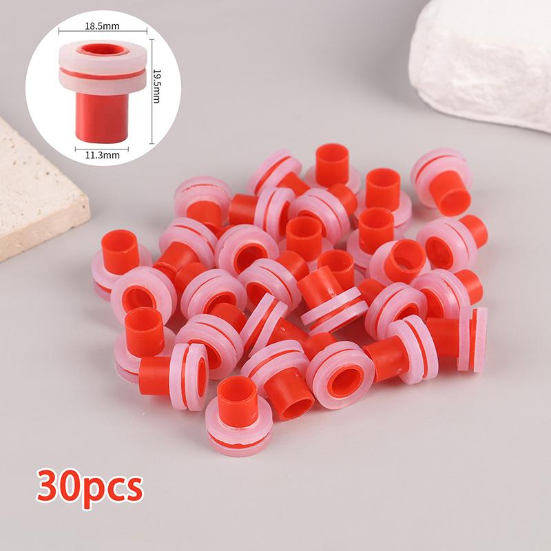 30Pcs Faucet Leak-Proof Sealing Gasket 4-Point Ppr Silicone Sealing Ring Gasket Triangle Valve Hose Plumbing Fitting Plug as the picture