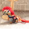 Polyester Horse Year Mascot Keychain Cute Lucky Horse Doll Pendant  Spring Festival