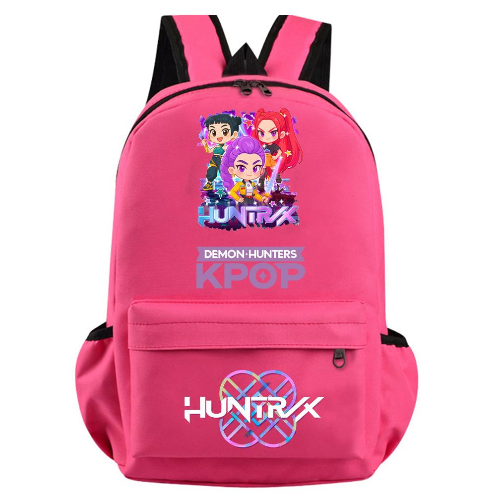 Cartoon Kpop Demon Hunters Printed Backpack for Teenager Student Girl Boy Bookbag Schoolbag Women Large Capacity Travel Bag Kid Gift Rucksak