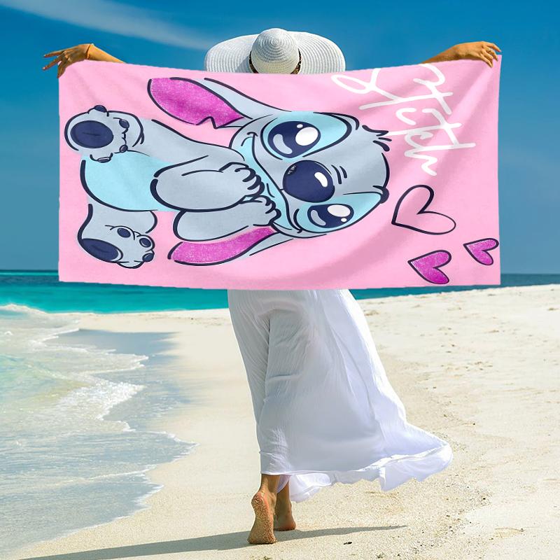 Mickey Minnie Love Towel Large Quick-Drying Microfiber soft S-Square Pants-s Beach Towel for Travel Fitness Bathing Camping. 0730s66
