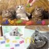 Colorful cat spring toy - suitable for indoor cats and kittens to play, chase, bite - interactive and rich toys, safe plastic