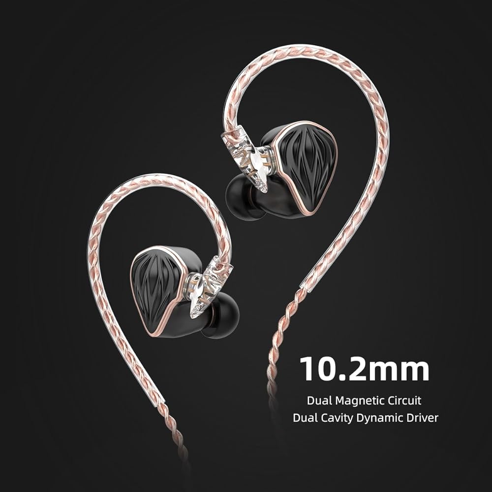 Hidizs MS3 Wired Gaming Earphones 2BA+1DD Drivers Detachable Cable 3.5mm Jack