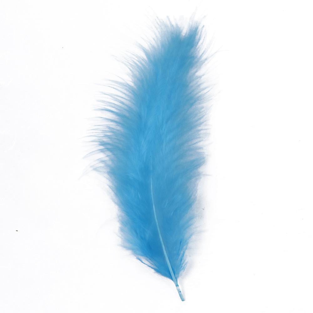 100 Pack Diy Feather Tip Down Colorful Turkey Feathers 