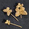 Fashion Butterfly Hair Clip Pins Metal Bridal Hairpin for Women Hair Barrettes Luxury Hair Bangs Clip Wedding Hair Accessories