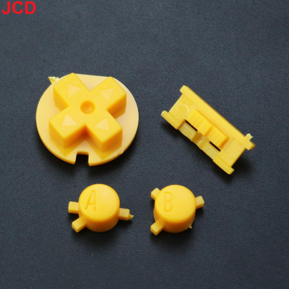 JCD 1 Set Suitable For Game boy color Button Shell For GBC Color Buttons GBC Game replacement Button Kit DIY Color