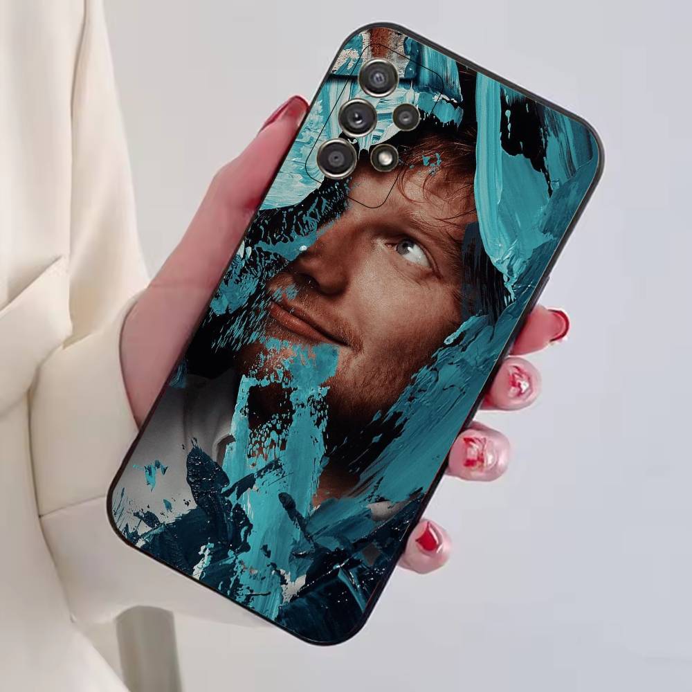 Ed Sheeran Hot Singer Phone Case For Samsung S25,S24,S21,S22,S23,S30,Ultra,S20,Plus,Fe,Lite,Note,10,Black Cover