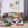 Smiling Friend Games Blanket Quality Warm Soft  Throw Blanket Spring Travel Office Home Decor Novelty Bedspread