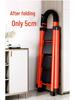 Multi-Functional Telescopic A-Frame Folding Ladder - Thick Carbon Steel Step Ladder for Indoor Use