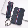 Key Case Cover for Renault Clio Megane Scenic Koleos Captur with Keychain Anti-Scratch Guard Shockproof Protection Soft Grip Texture