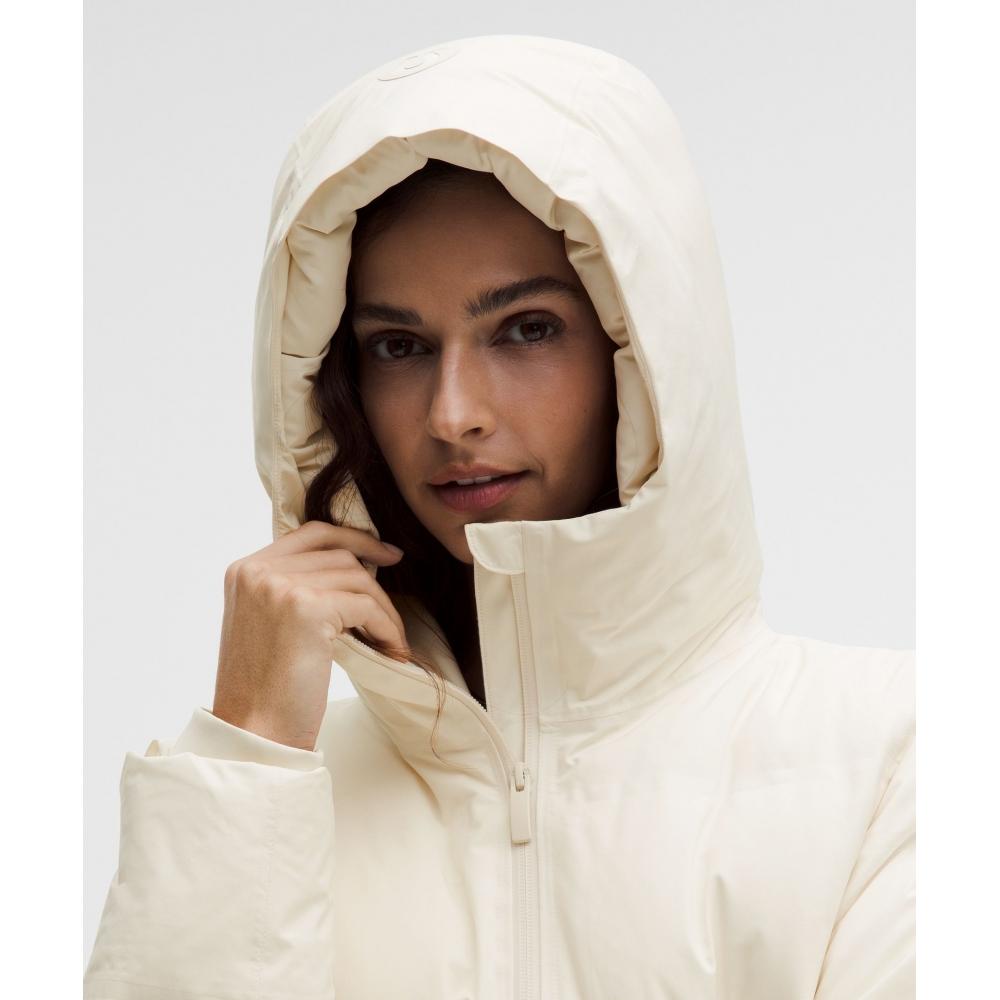 Lululemon Slush Hour 600 Down Fill Waterproof Jacket Light Ivory