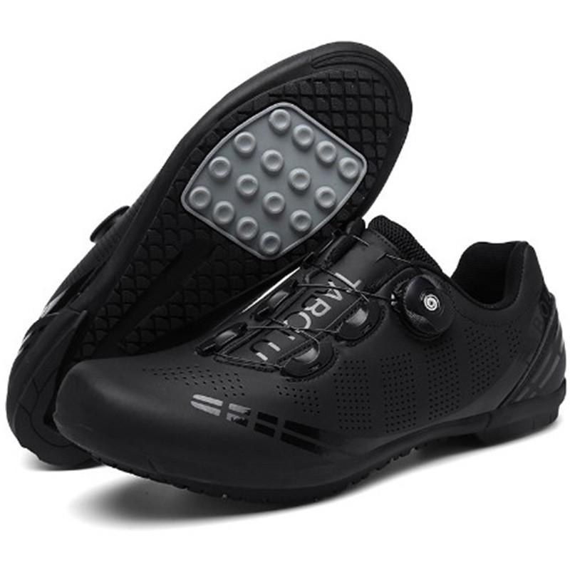 All-Season Mountain Road Cycling Shoes Men Women Breathable Rigid Sole Clipless Compatible