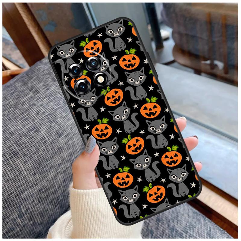 Halloween Pumpkins Case For OnePlus 13T 8T 10T 9 10 Pro 15 13 12 11 13R 12R Nord CE 5 2 3 4 Lite N20 N30 Coque