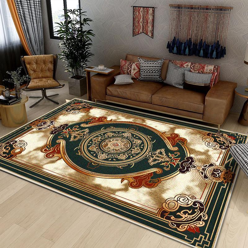 Persian Luxury Carpet for Living Room Boho Decoration Home Sofa Non-slip Large Rugs Bedroom Office Washable Floor Mat Dustproof