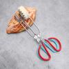 Steel Handles Baking Pastry Cooking Kitchen Supplies BBQ Tools Barbecue Clamp Food Scissor Tongs